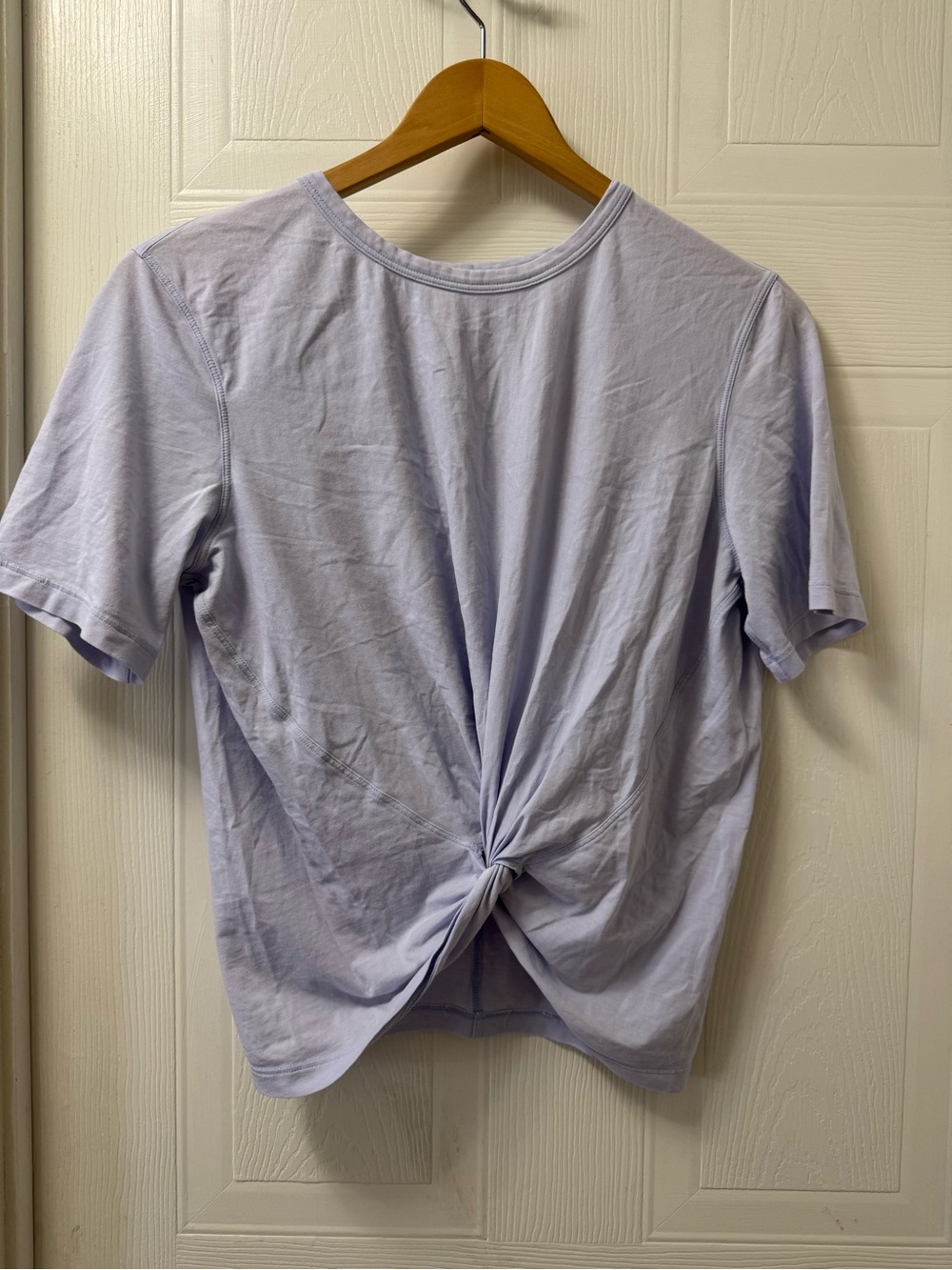 lululemon athletica Light Lavender Twist-Back Short Sleeve Tee